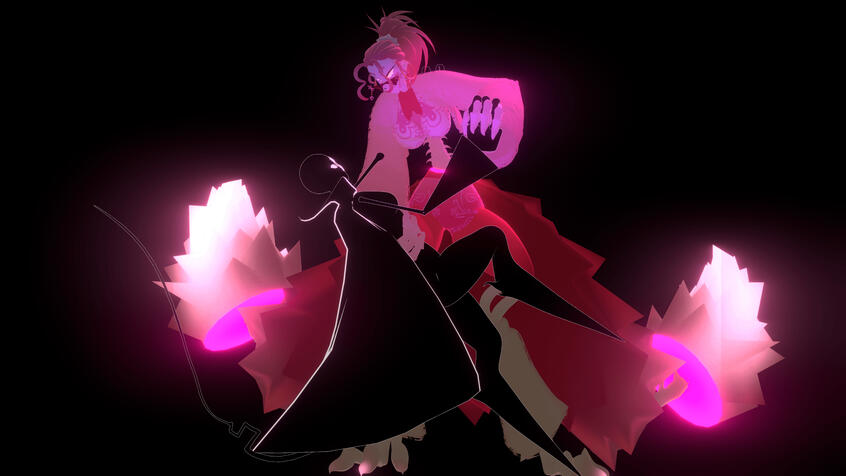 Two original character render practice, post processing and posing practice