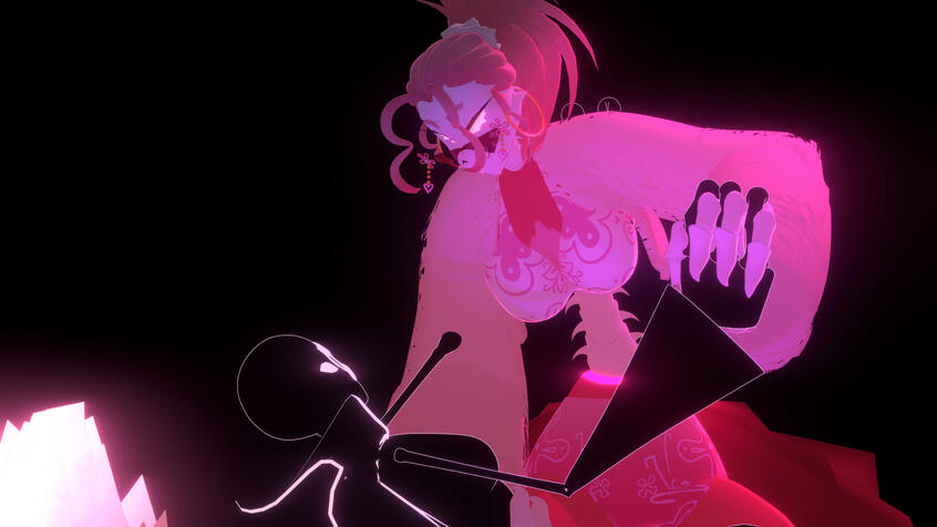 Two original character render practice, post processing and posing practice ( Up Front )