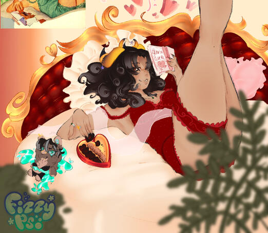 Character artwork after color + render