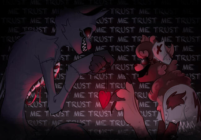 Art gift after being rendered